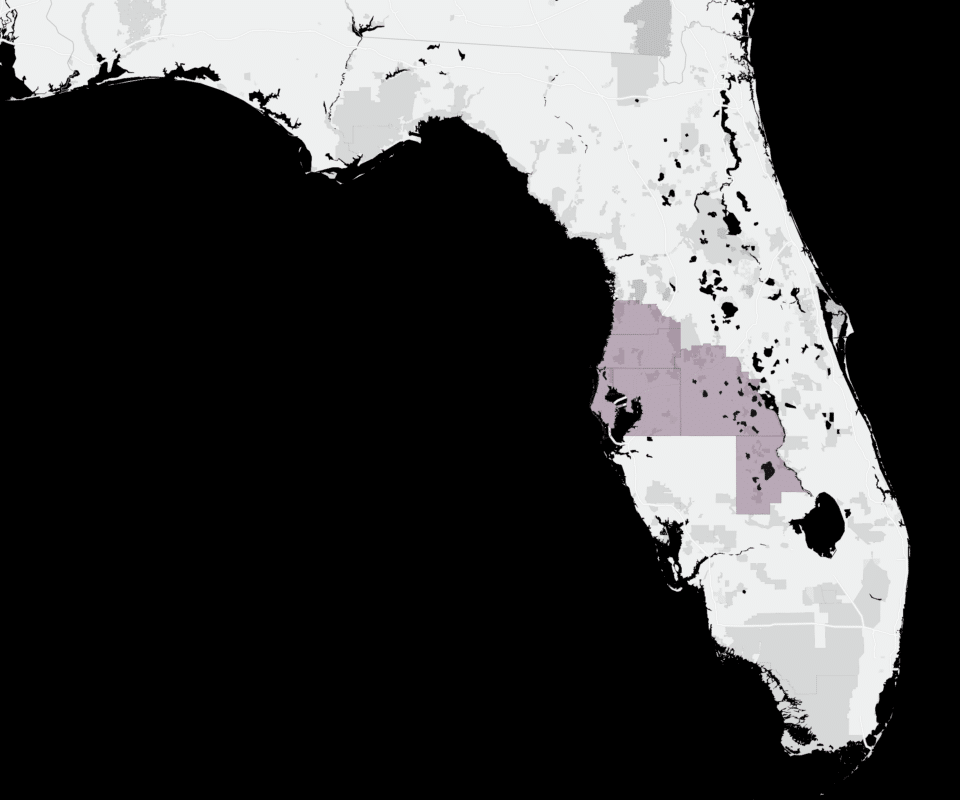 Florida coverage map