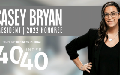 Casey Bryan Named 2022 40 Under 40 Honoree