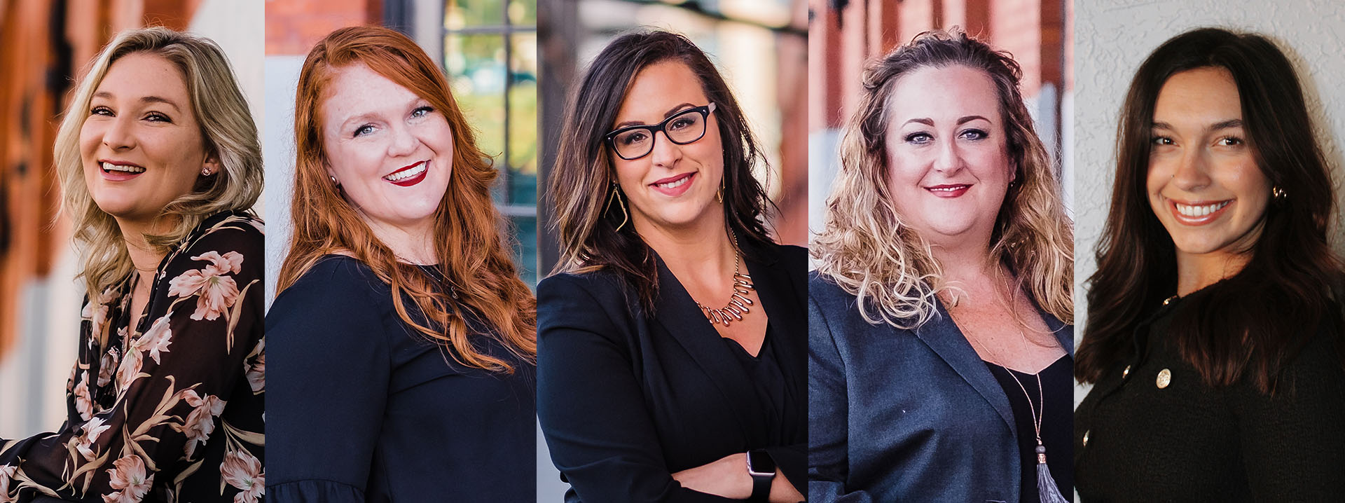 five female real estate marketing professionals